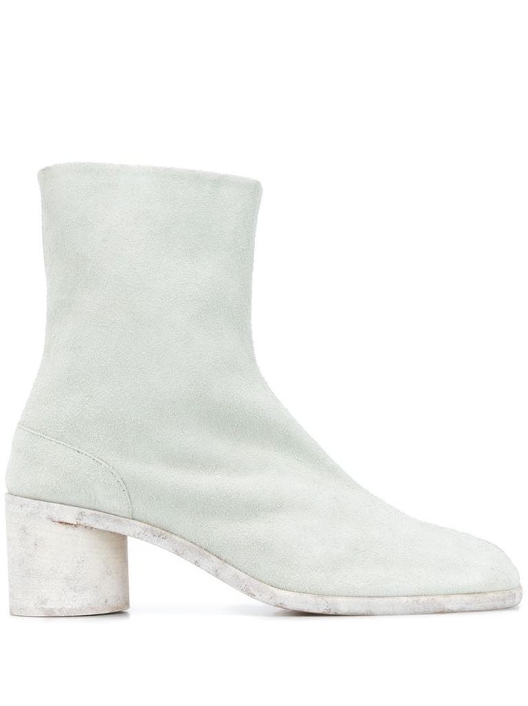 Tabi toe ankle booties