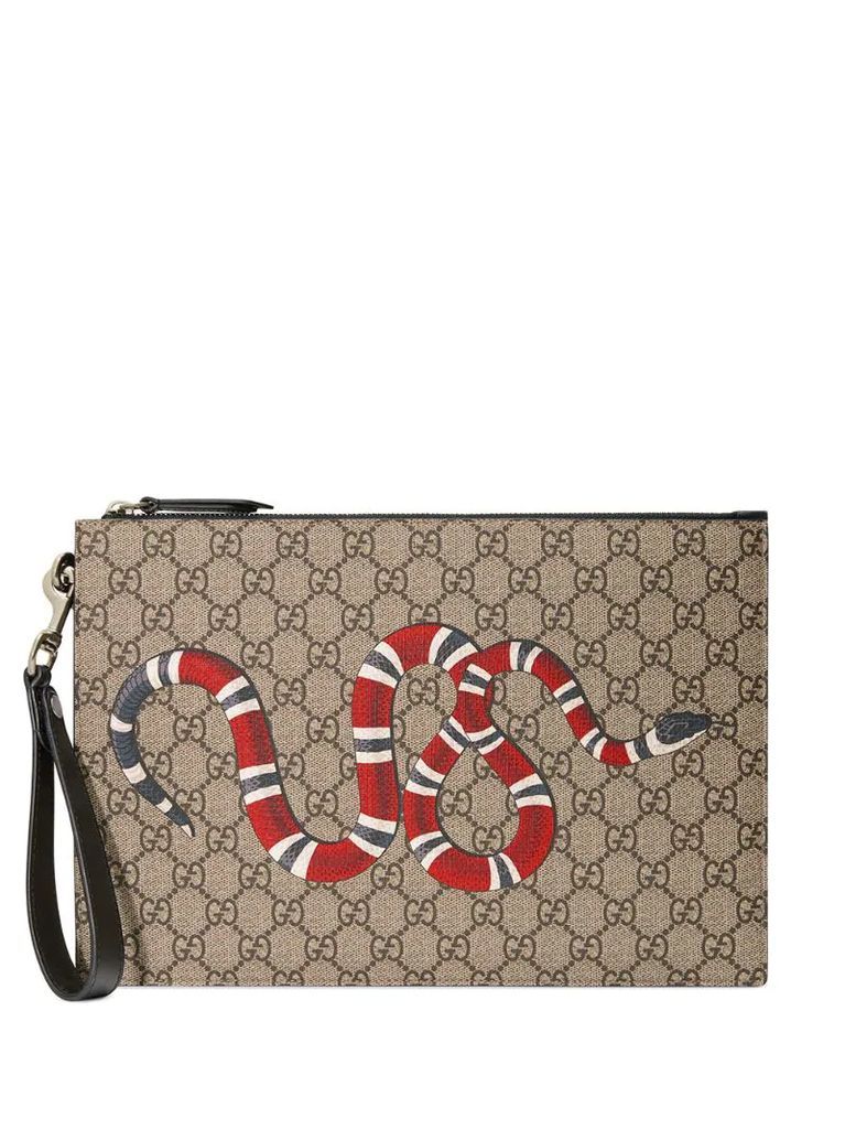 GG pouch with Kingsnake