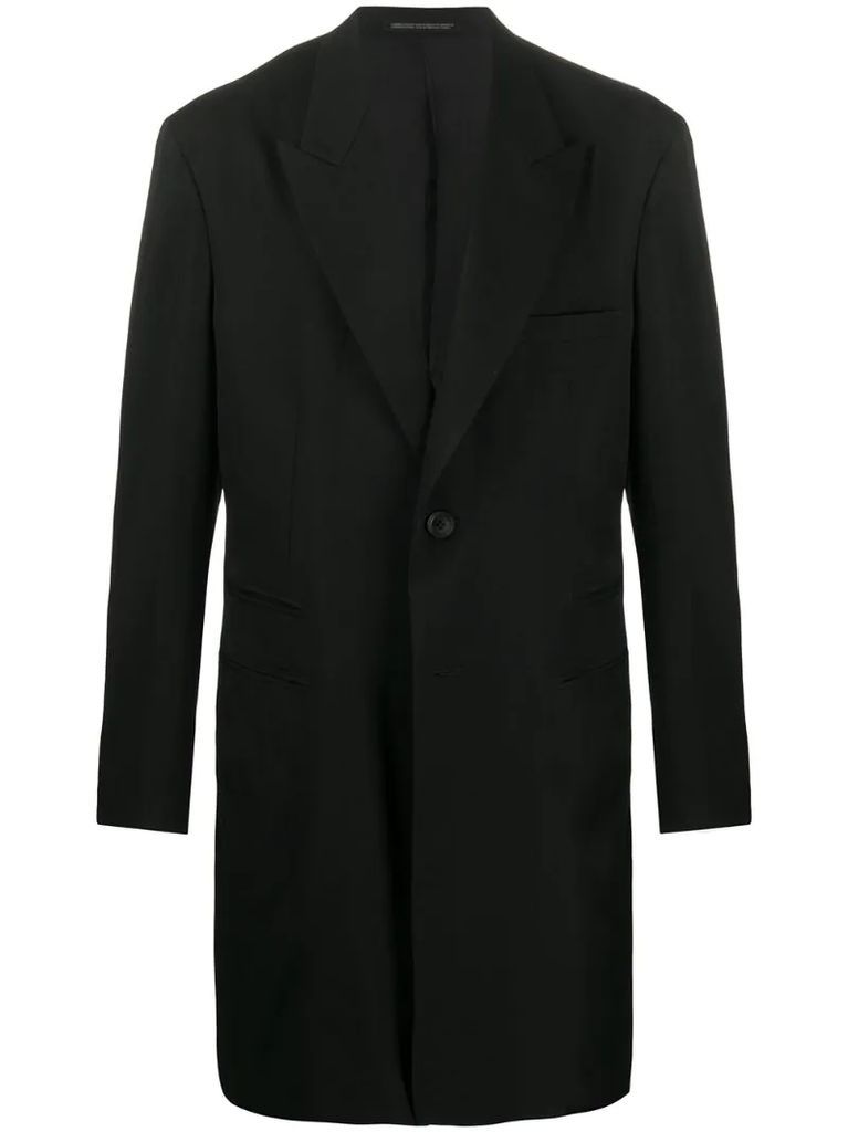 long-line fitted blazer