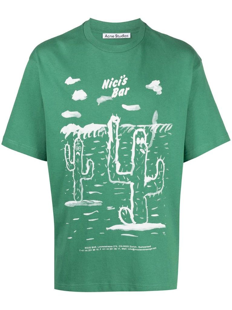 Nici's Bar-print T-shirt