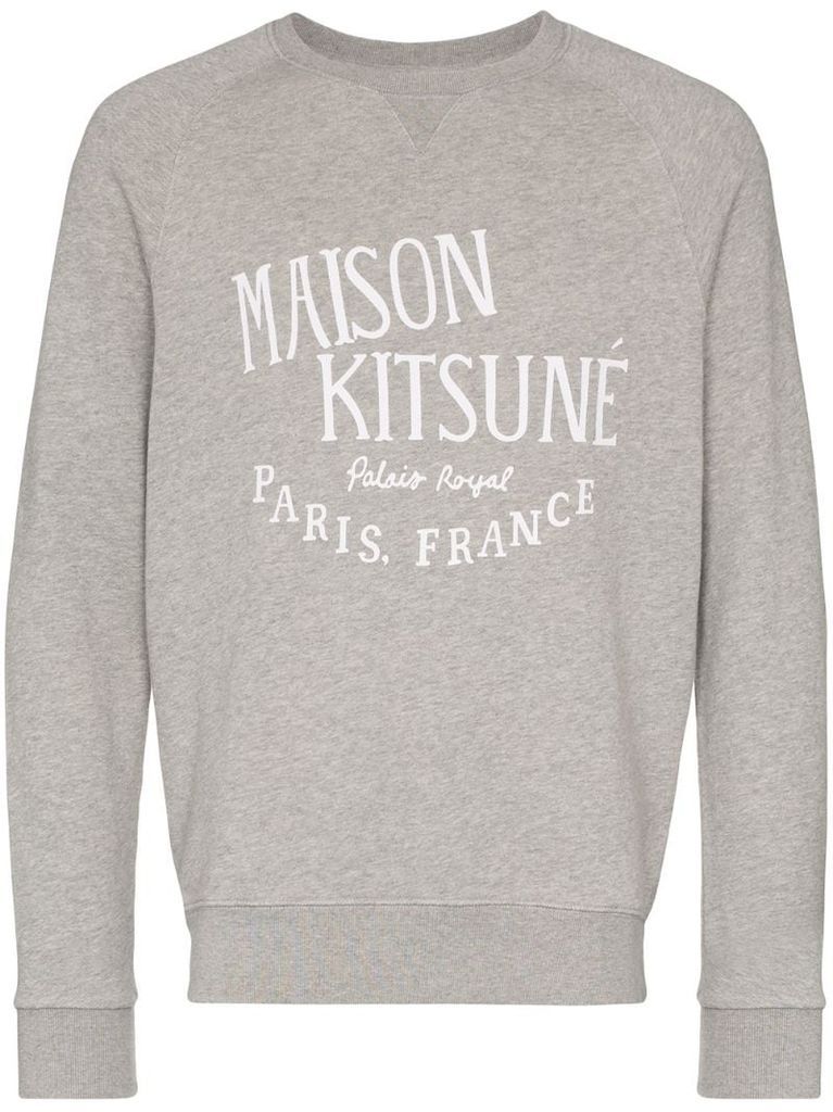 logo print sweatshirt