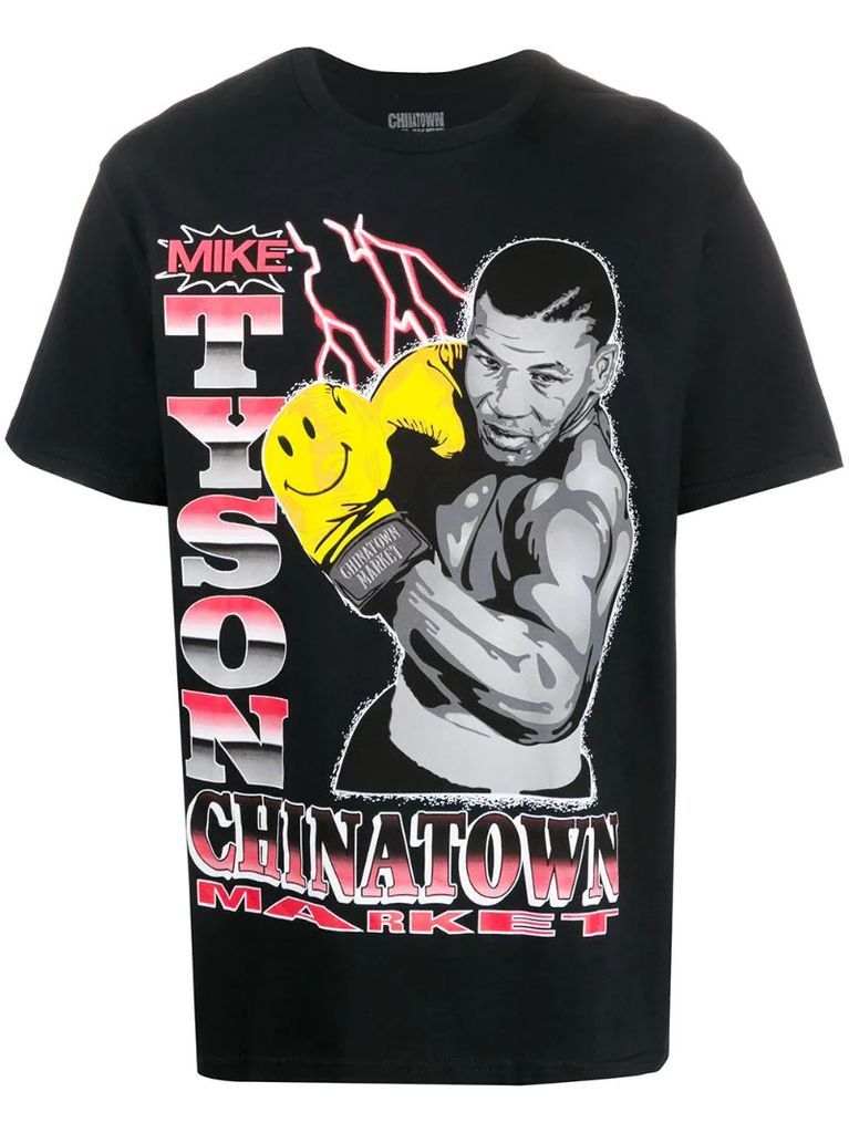 Mike Tyson print T-shirt
