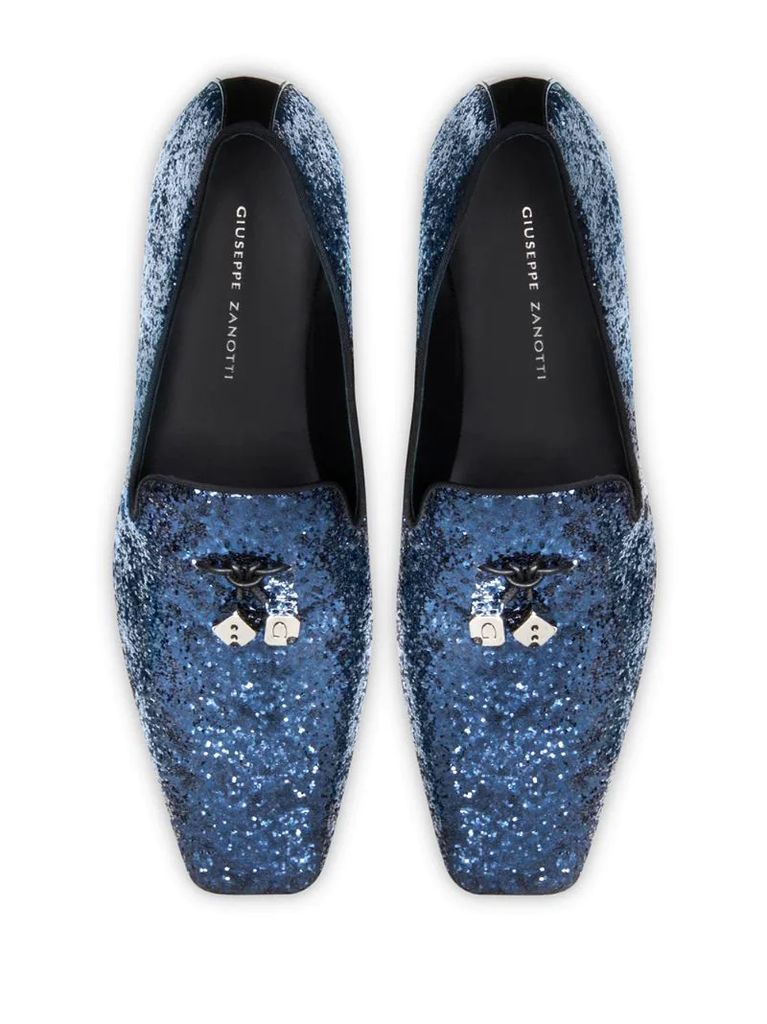 Elio Dice embellished loafers