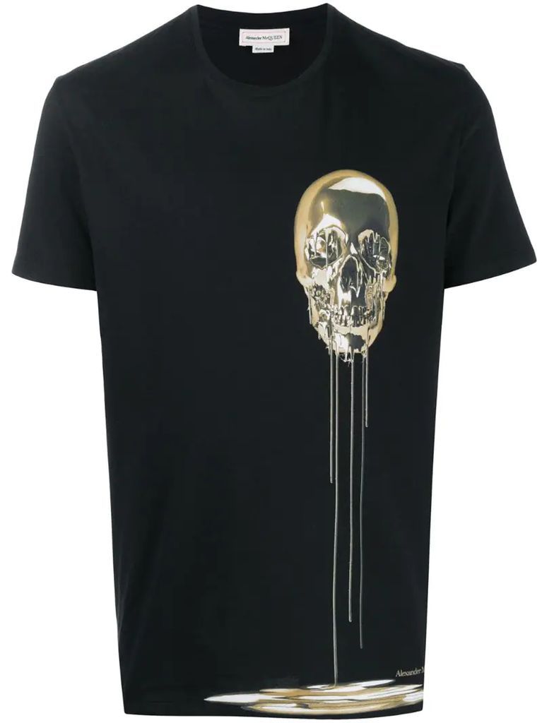 skull-motif short-sleeve T-shirt