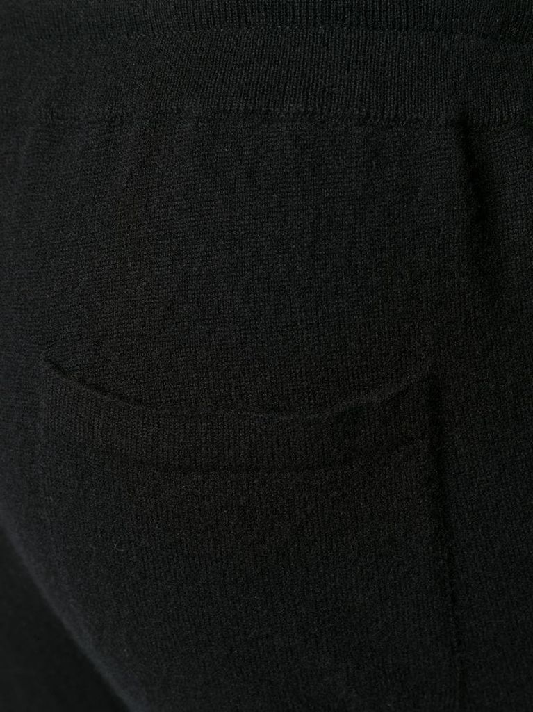 cashmere track pants