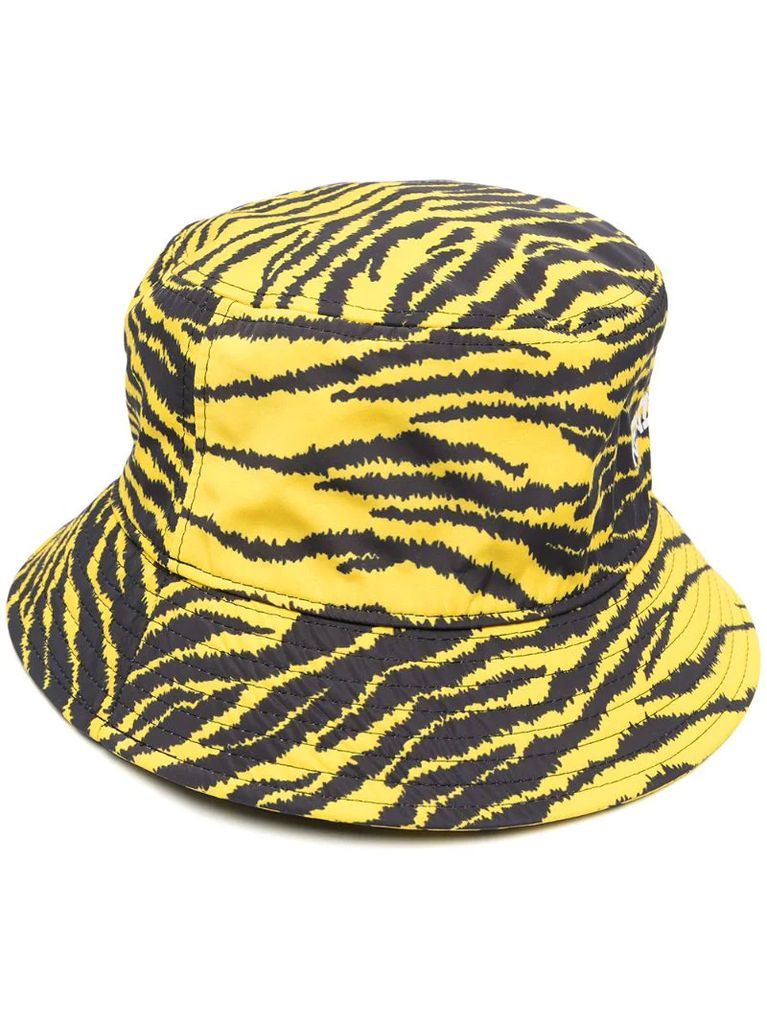 x Kensai Yamamoto zebra print bucket hat