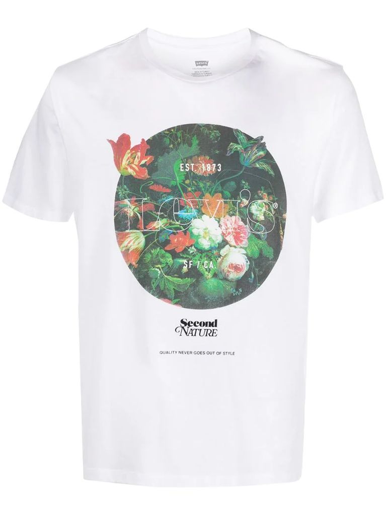 floral print t-shirt