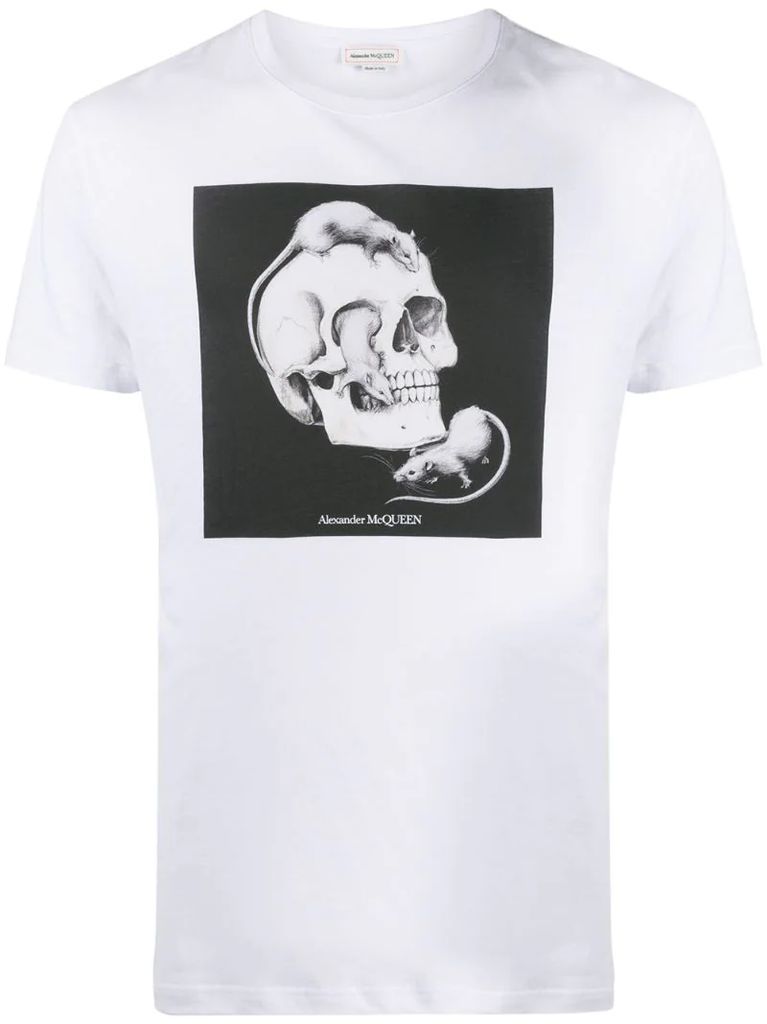 Rat Skull print T-shirt