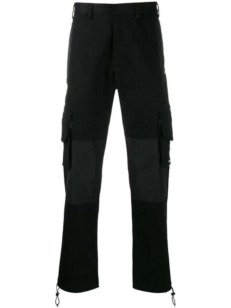 Label cargo trousers