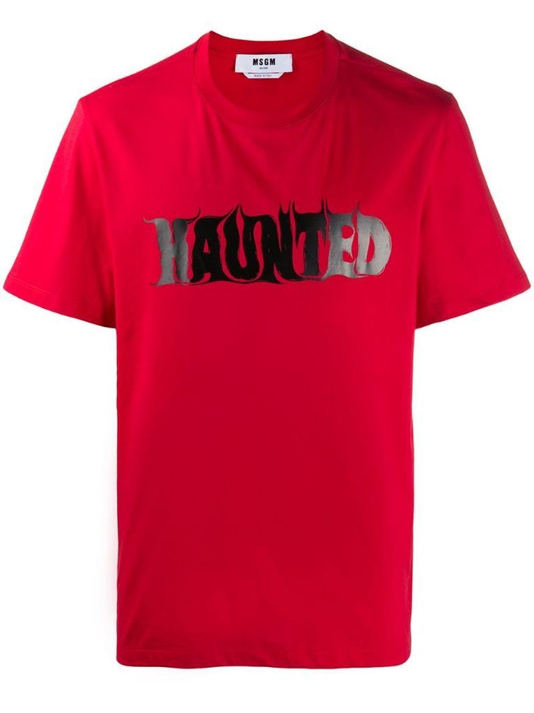 Haunted crew-neck T-shirt