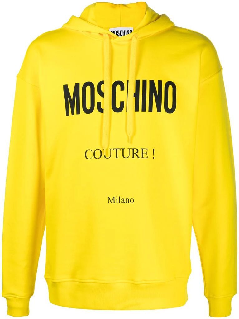 Couture! print hoodie