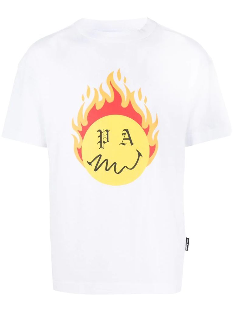 Burning Head crew neck T-shirt