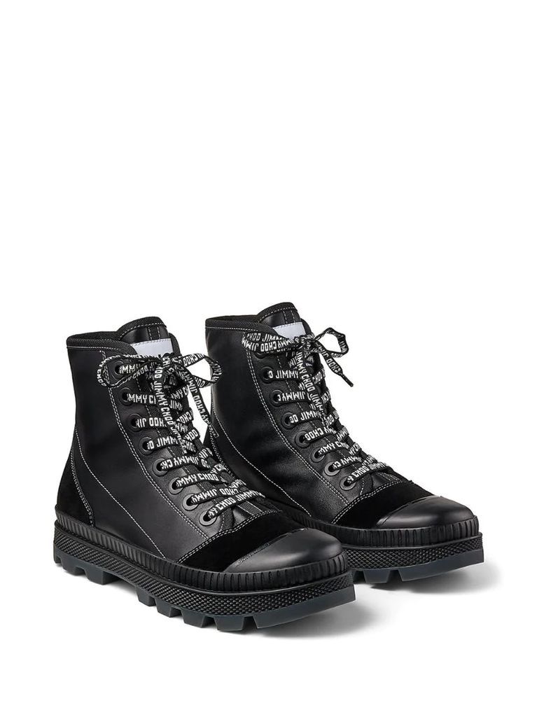 Nord leather combat boots