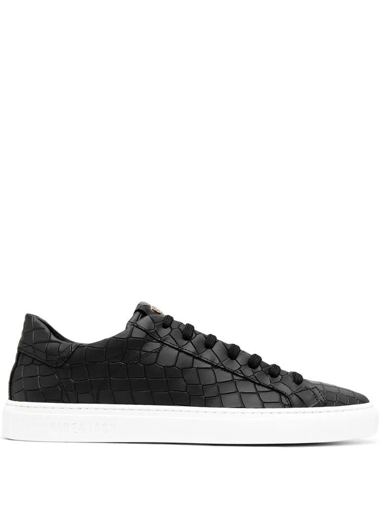Essence Tuscany embossed-effect sneakers