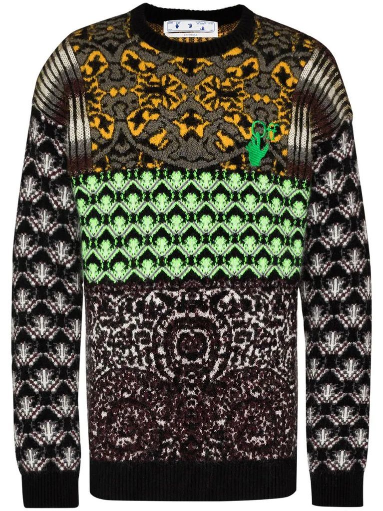 Persian Fantasy knitted jumper