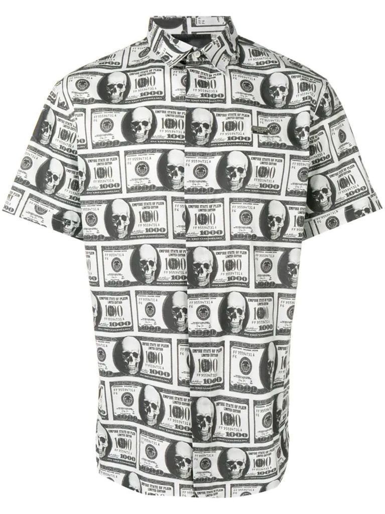 'Dollar Bill' print shirt