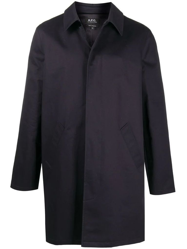 button-up long-sleeved coat