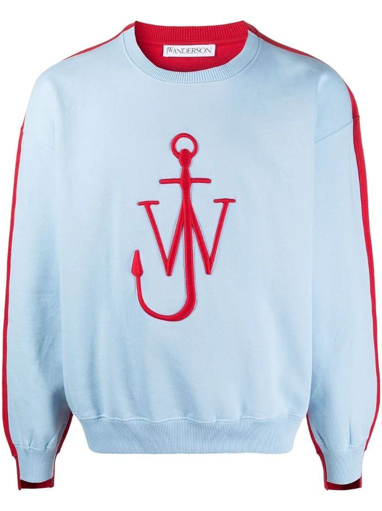 Anchor embroidery sweatshirt