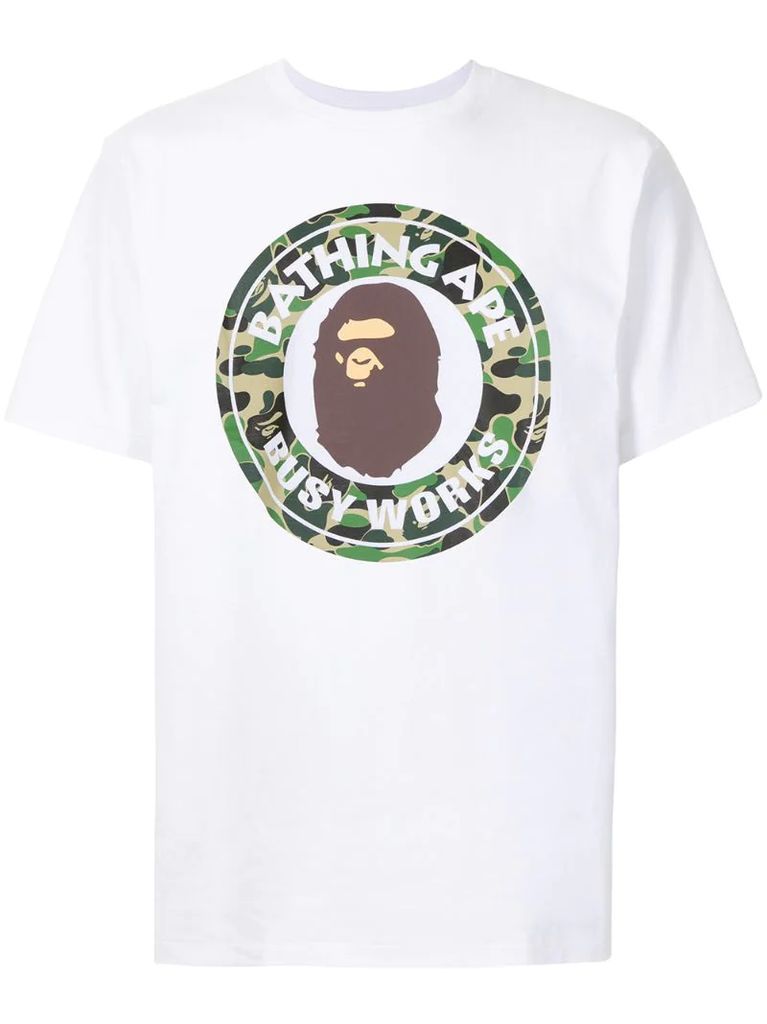 camouflage-print Busy Works T-shirt