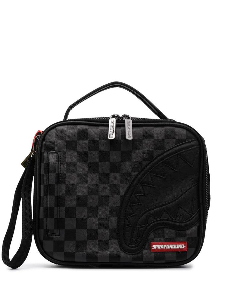 Henny checkered lunch bag