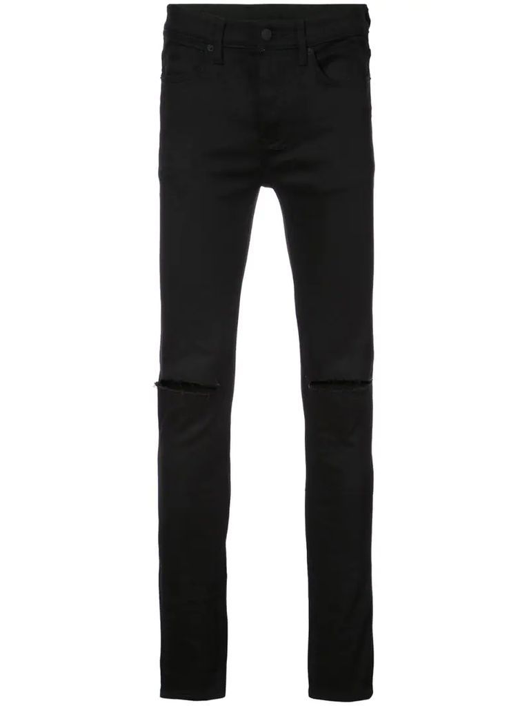 Van Winkle ribbed-knee jeans