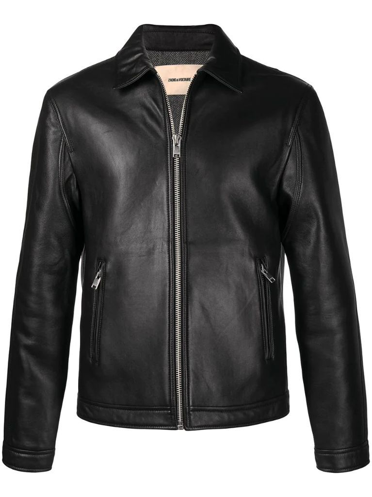 Luk bonded leather jacket