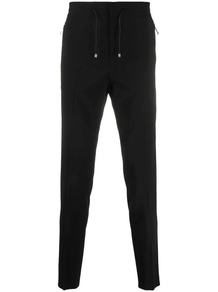 tapered drawstring trousers