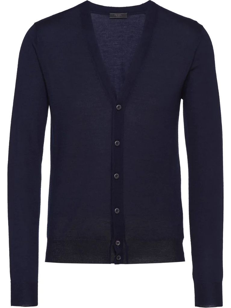 cashmere knitted cardigan