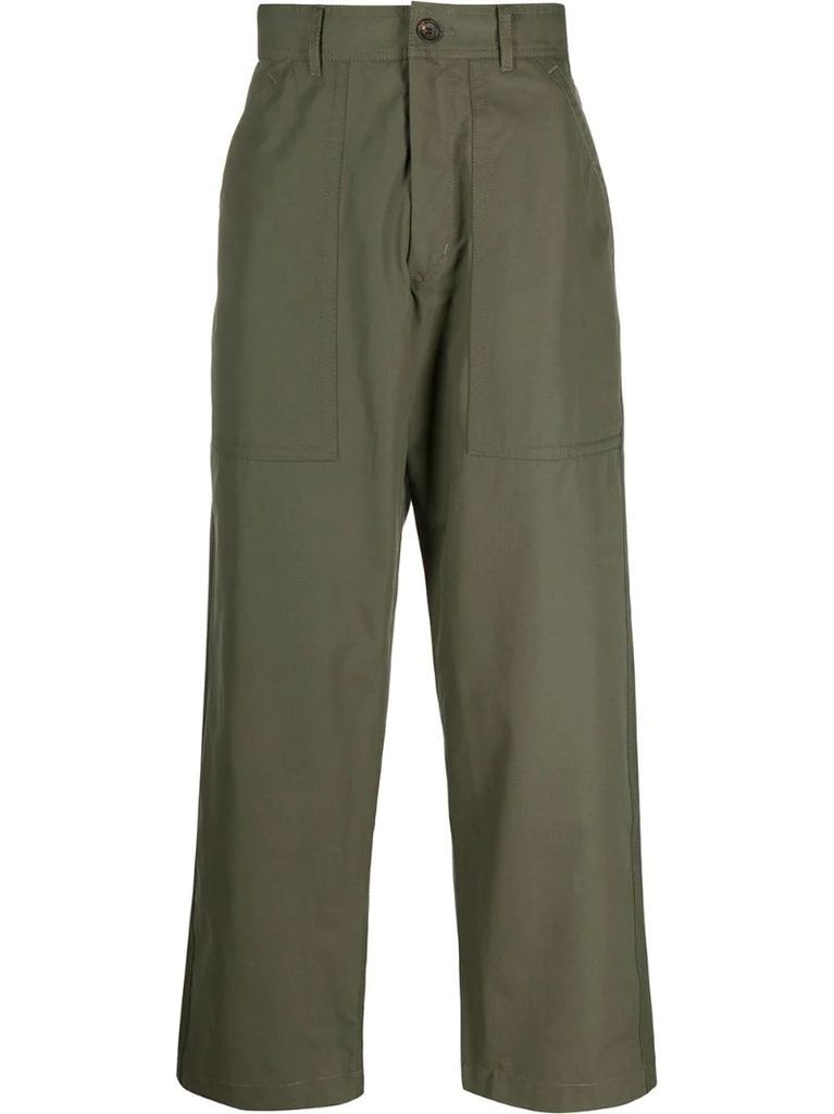 stitched pocket trousers