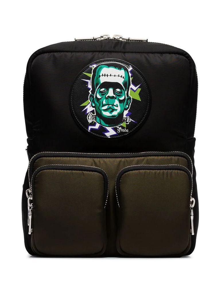 Frankenstein print backpack