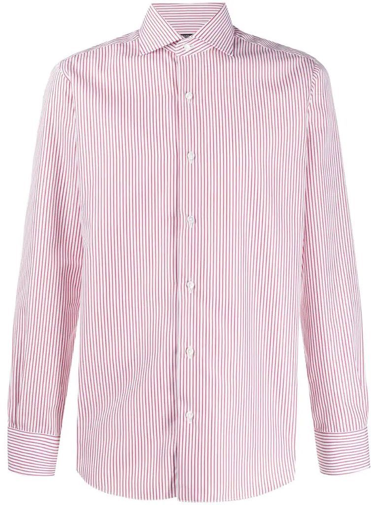 striped tailored shirt