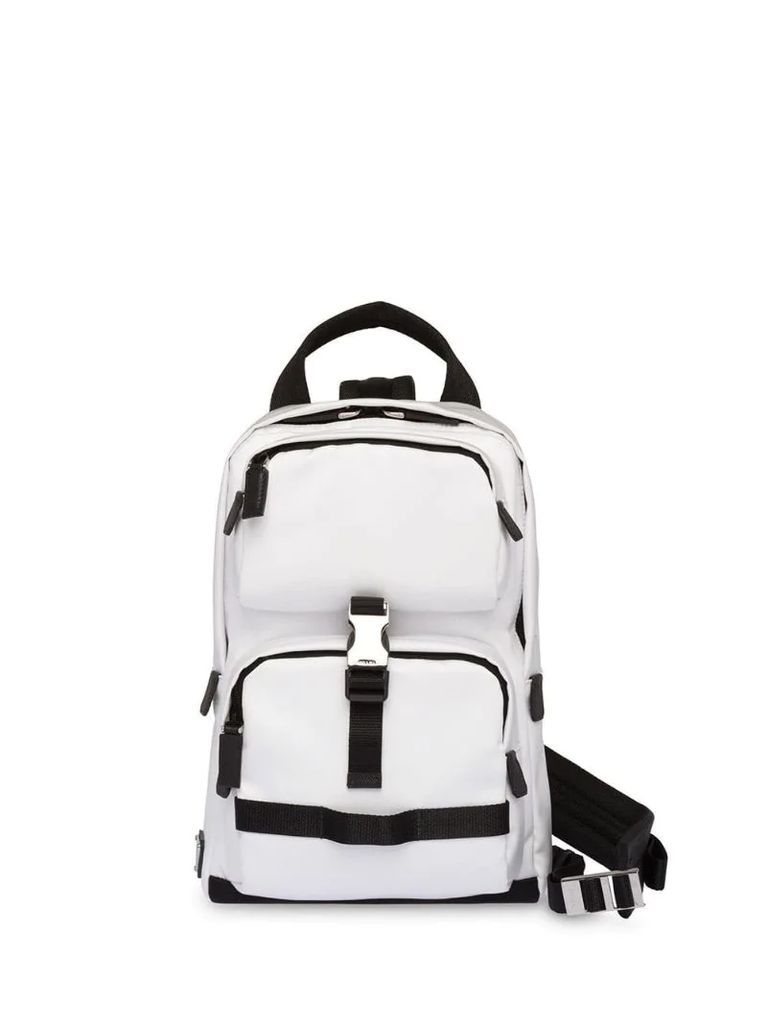 Technical fabric backpack