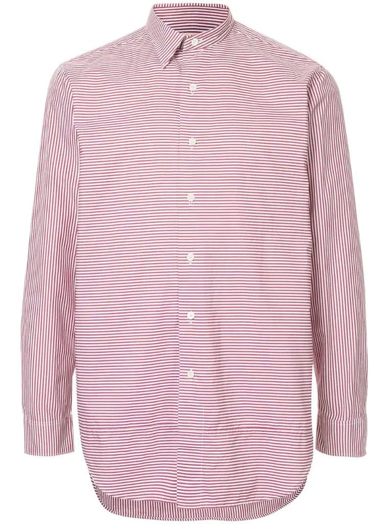 striped fitted shirt