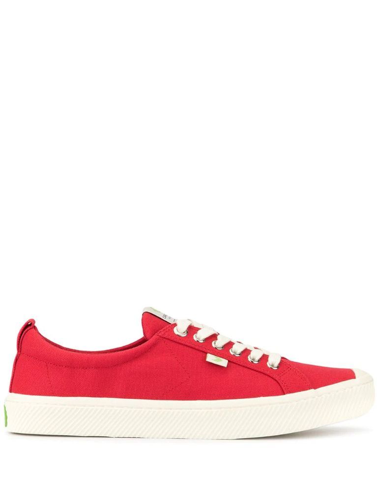 OCA Low Red Canvas Sneaker