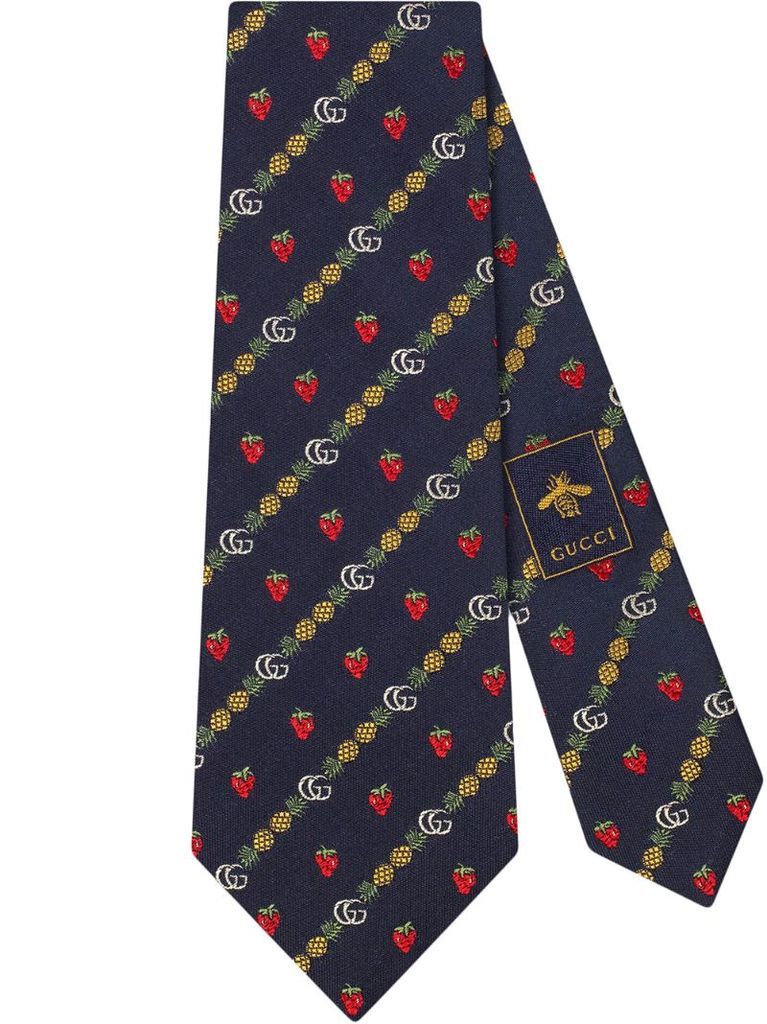 Double G pineapple strawberry tie