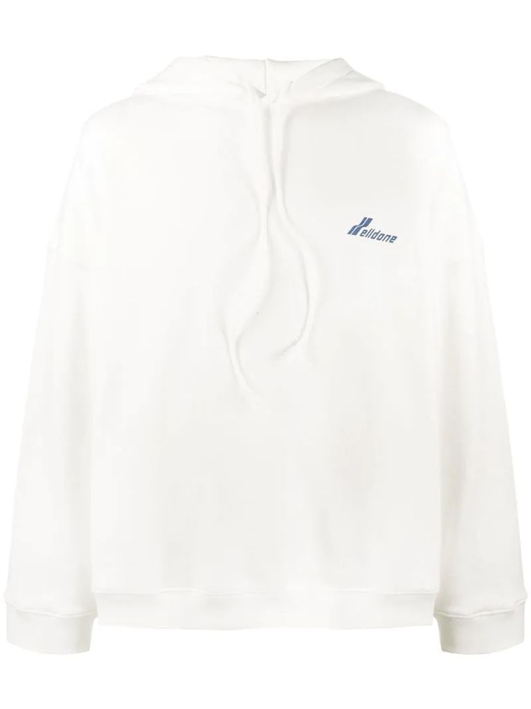 oversized logo hoodie