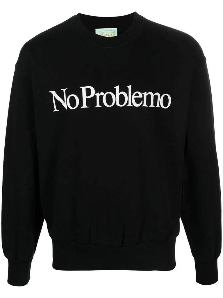 No Problemo print sweatshirt