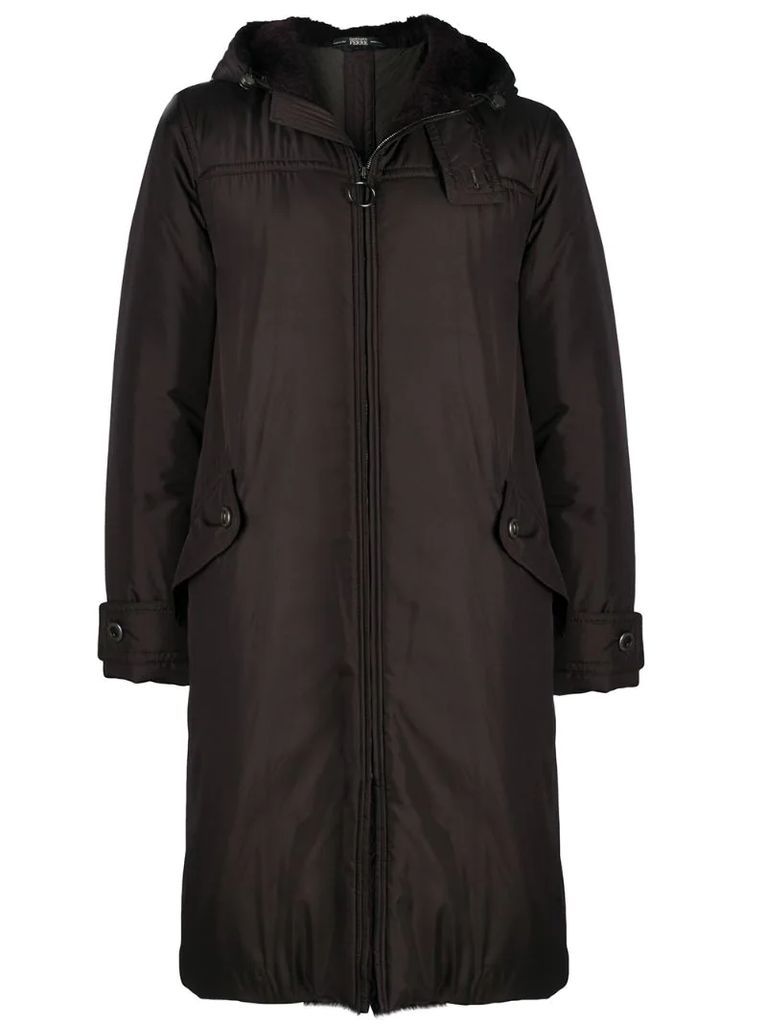 2000s hooded coat