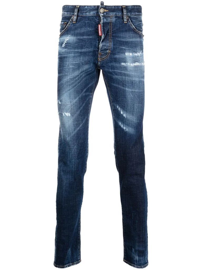 Cool Guy slim-fit distressed jeans