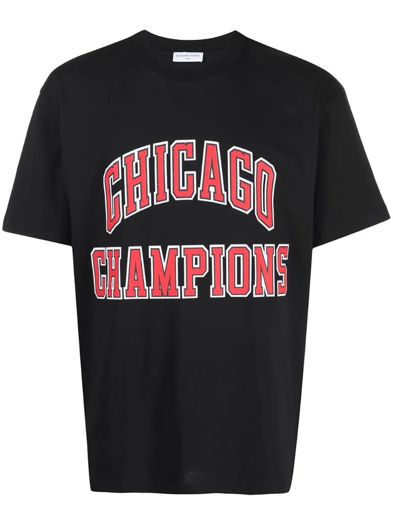 Chicago slogan crew-neck T-shirt