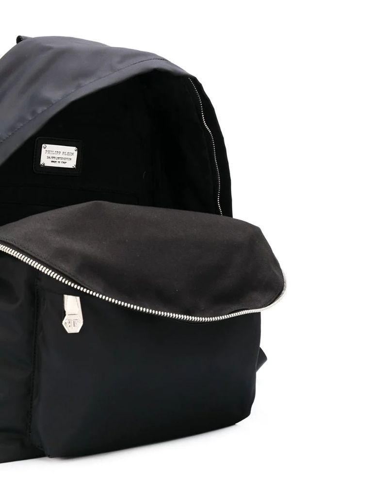 logo-print medium backpack