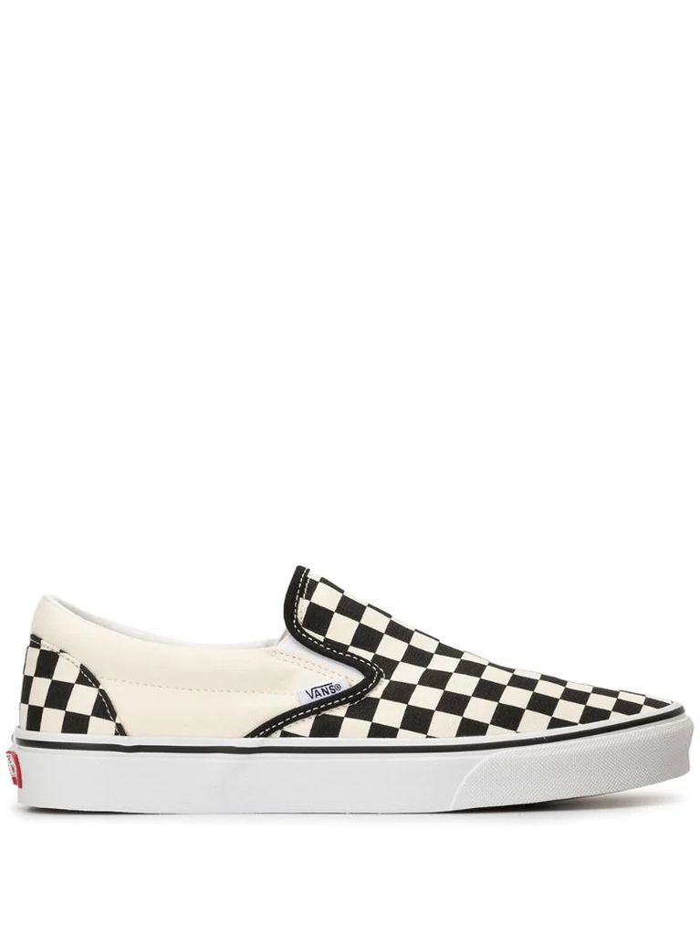 checked Slip-on sneakers