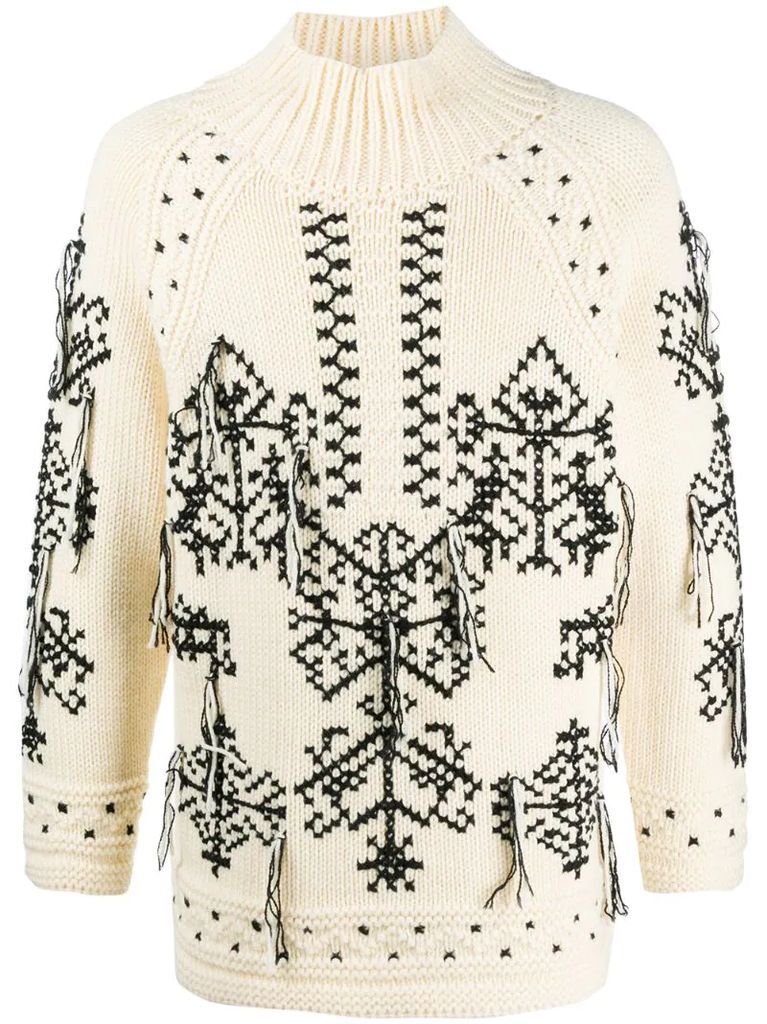 abstract pattern jumper