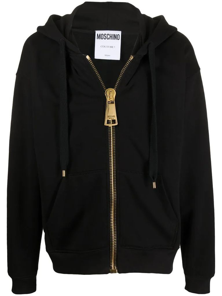 oversize zip hoodie