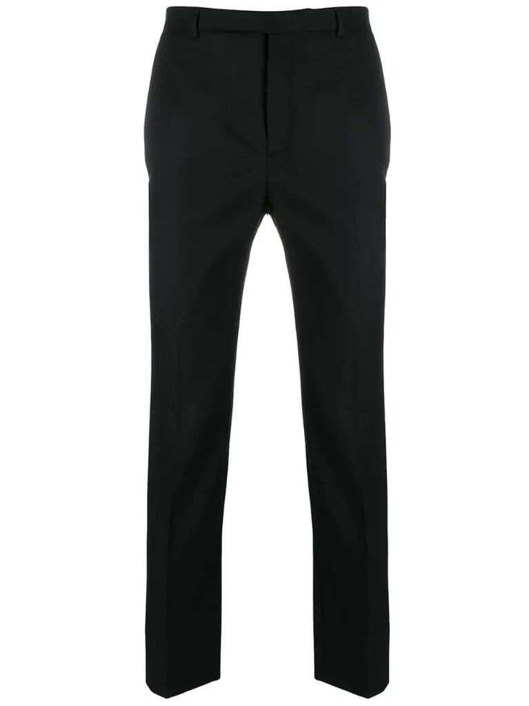 slim fit tailored trousers