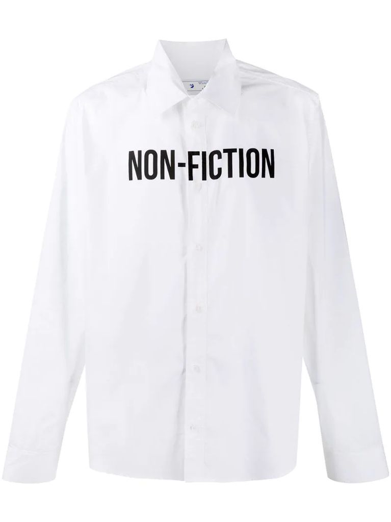 Non-Fiction print shirt