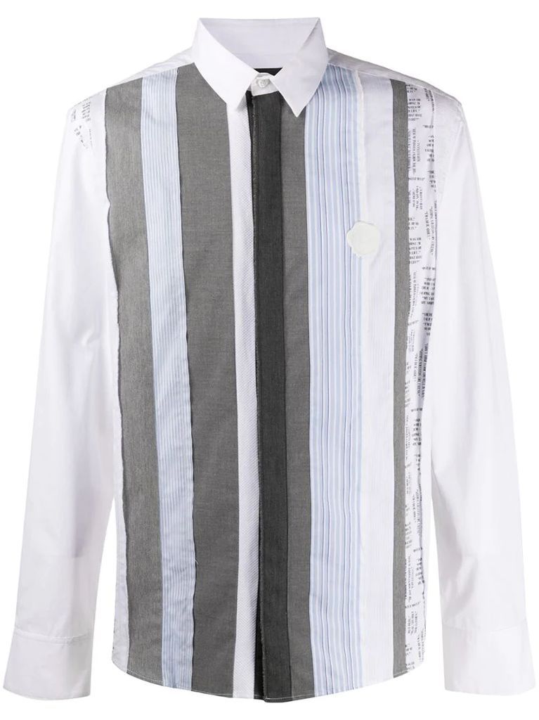 Mix Stripe long-sleeved shirt