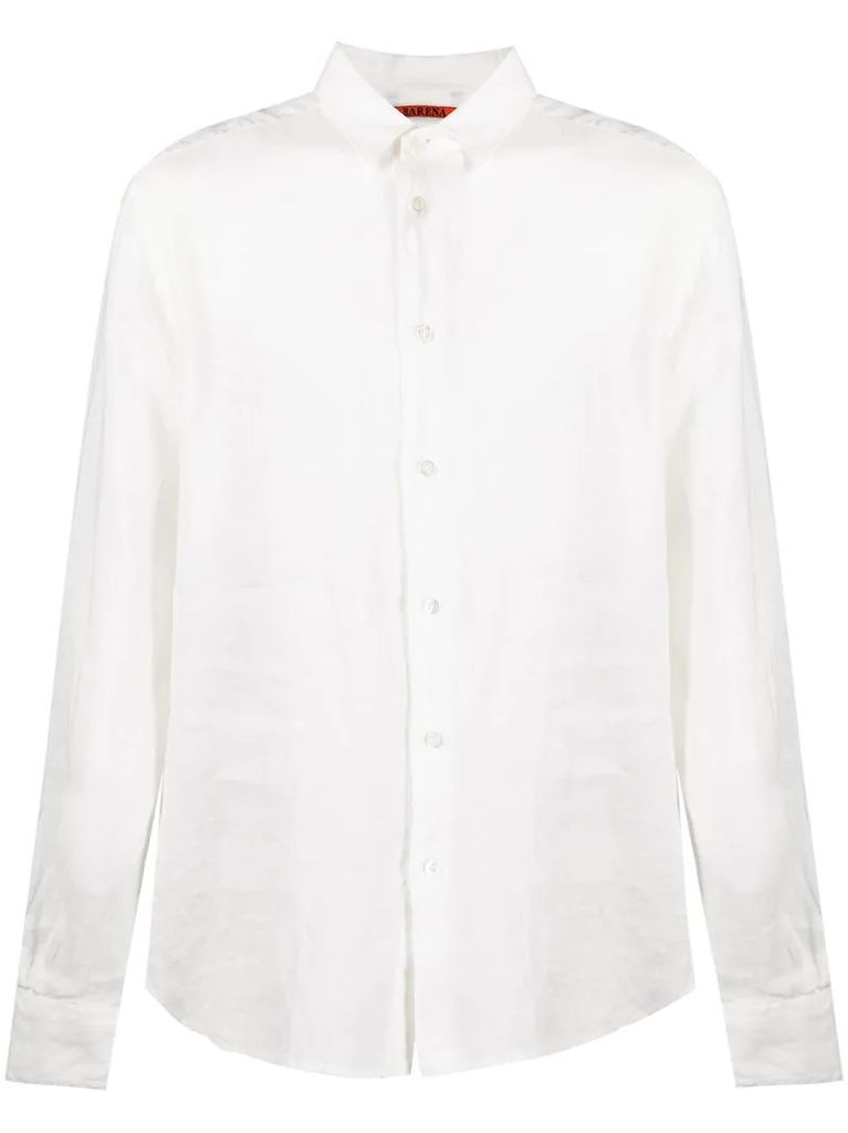 linen long-sleeve shirt