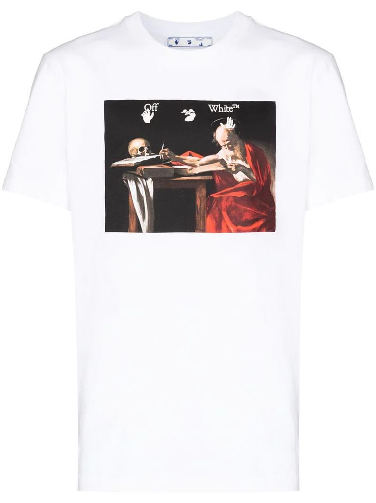 Caravaggio print cotton T-shirt