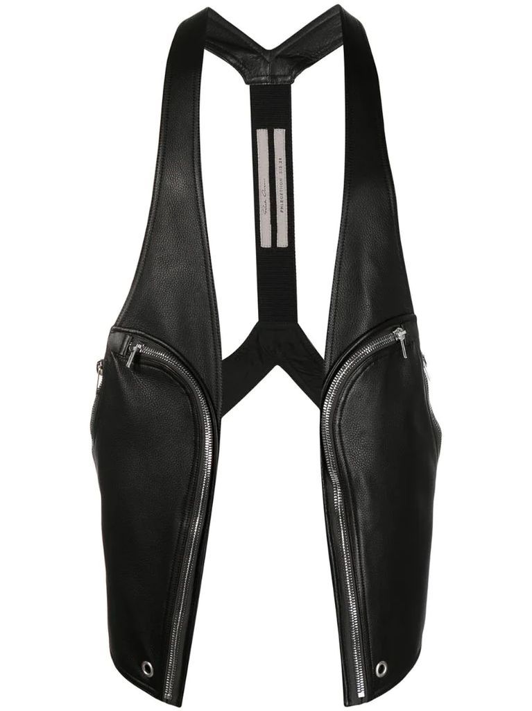 Bauhaus leather vest